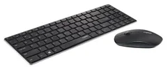 Rapoo 9300P Black, bezdrátová combo sada
