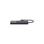 Rapoo UCM-2002 Multiportový adaptér USB-C 6 v 1