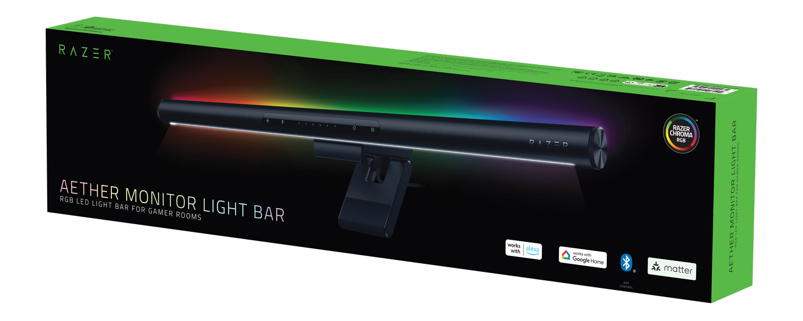 Razer Aether, svetlo monitora