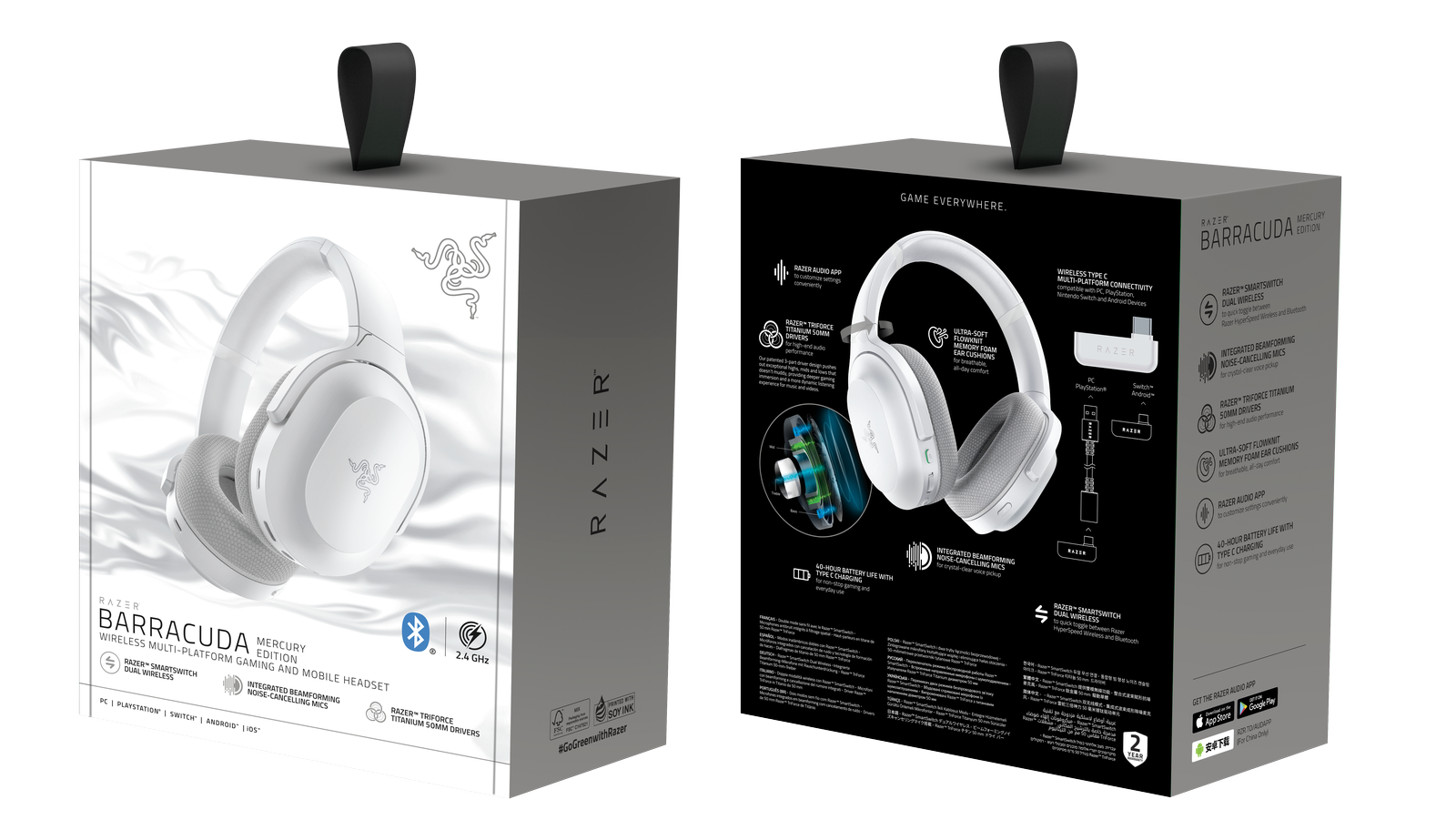 Razer Barracuda Mercury White