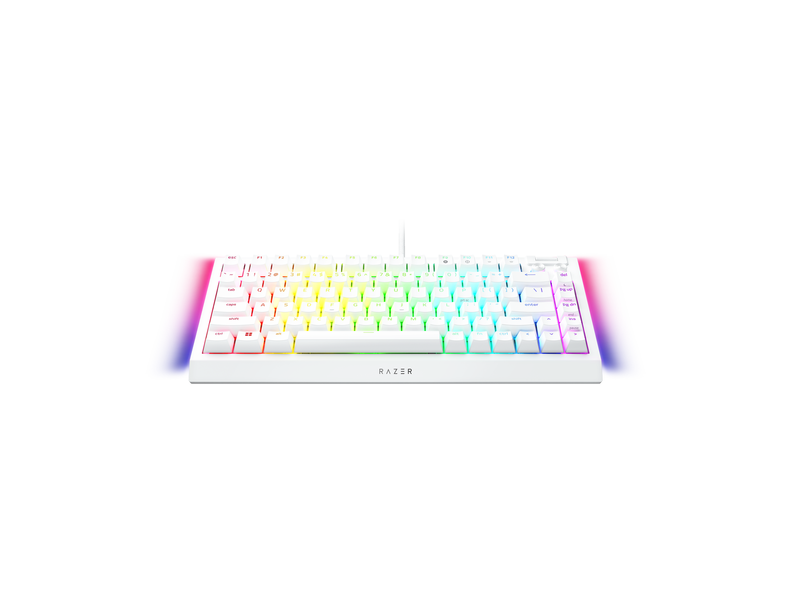 Razer BlackWidow V4 75% White Ed., US