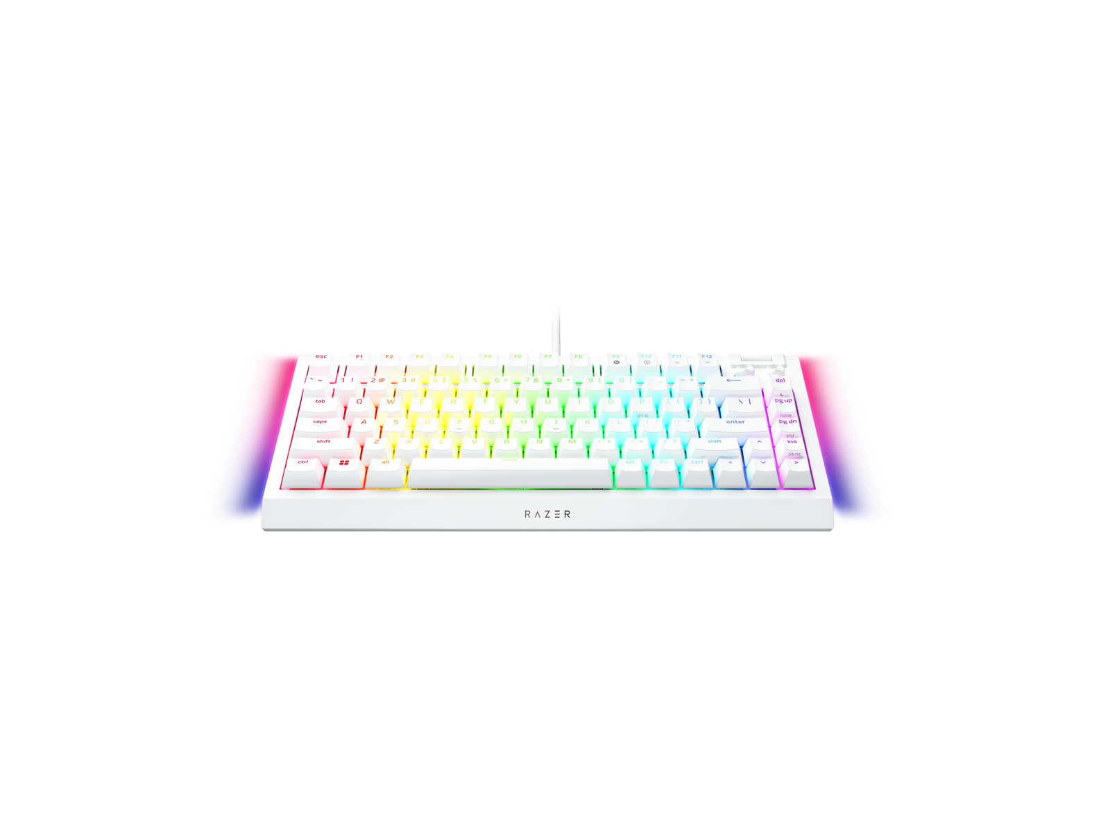 Razer BlackWidow V4 75% White Ed., US