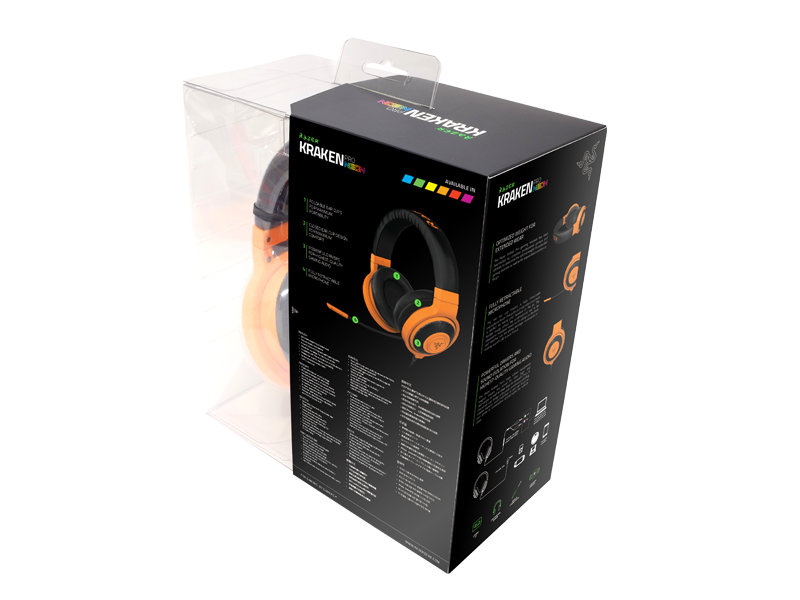 Razer kraken discount pro neon orange