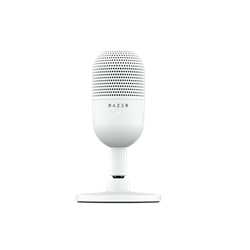 Razer SEIRÉN V3 MINI White Ultra-Compact USB Microphone with Tap-to-Mute