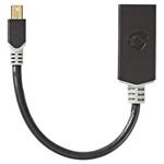 Redukčný kábel NEDIS/ zástrčka Mini DisplayPort - zásuvka HDMI/ antracit/ 20 cm
