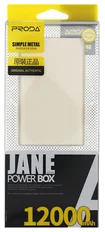 Remax Proda Jane PowerBank 12000mAh zlatá