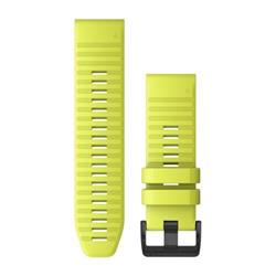 Remienok Garmin QuickFit 26 mm, silikónový, žltý, čierna pracka