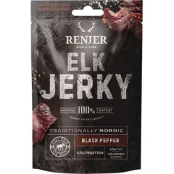 RENJER Modern Nordic Elk (Losí) Jerky Black Pepper 25g