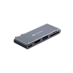 Replikátor portov CANYON DS-5, 5v1, pre Apple Macbook s Thunderbolt 3 (USB-C 100 W)