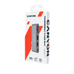 Replikátor portov CANYON DS-5, 5v1, pre Apple Macbook s Thunderbolt 3 (USB-C 100 W)