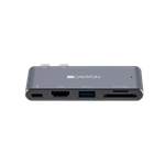Replikátor portov CANYON DS-5, 5v1, pre Apple Macbook s Thunderbolt 3 (USB-C 100 W)