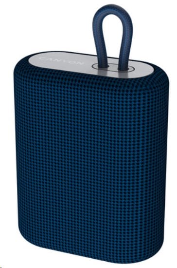 Reproduktor CANYON BSP-4, BT V5.0, BLUETRUM AB5365A, 5W, 1200mAh, USB-C, microSD, modrý