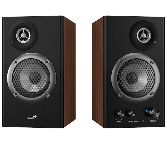 Reproduktory Genius SP-HF1200B, 2.0/36W, drevené