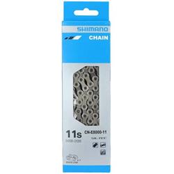 Reťaz SHIMANO MTB/Sil/E-bike CN-E8000 - 11 rýchlostí - 138 článkov + rýchlospojka