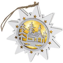 RETLUX RXL 464 Hvězda kostel 14cm 3LED WW 