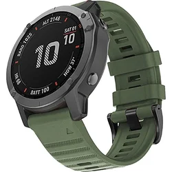 RhinoTech remienok pre Garmin QuickFit silikónový outdoorový 26mm tmavozelený