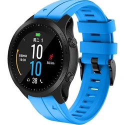 RhinoTech remienok pre Garmin QuickFit športový silikónový 26mm modrý