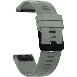 RhinoTech řemínek pro Garmin QuickFit sportovní silikonový 22mm šedý