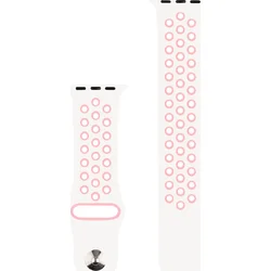 RhinoTech sportovní řemínek pro Apple Watch 38/40/41mm Bílo-růžová