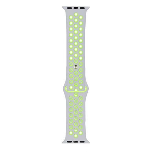 RhinoTech športový remienok pre Apple Watch 42/ 42 44mm Šedo-žltá RTACC195