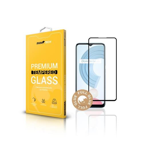 RhinoTech Tvrzené ochranné 2.5D sklo pro Realme C21 (Full Glue)