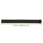 RhinoTech univerzální nylonový řemínek Quick Release 22mm bílý