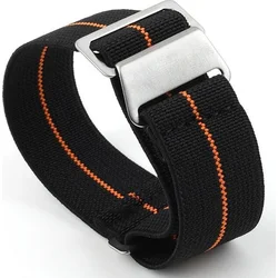 RhinoTech univerzální řemínek nylonový tah Quick Release 22mm černo-oranžový