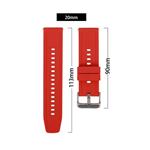 RhinoTech univerzální silikonový řemínek Quick Release 20mm černý