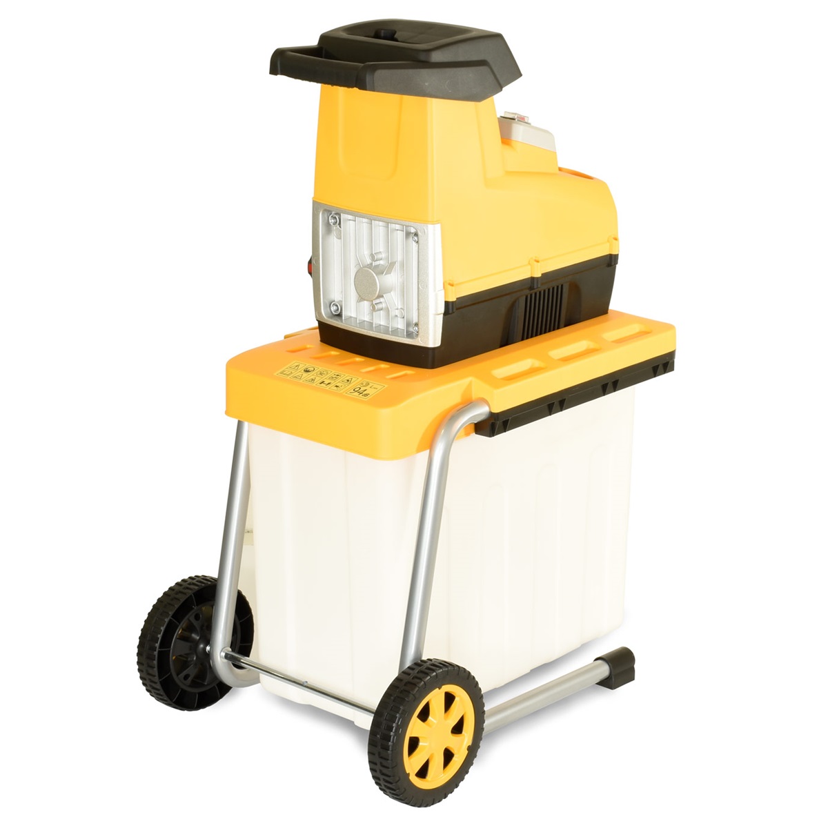 Riwall PRO Elektrický drvič konárov s priehľadným zásobníkom RES 3044 B
