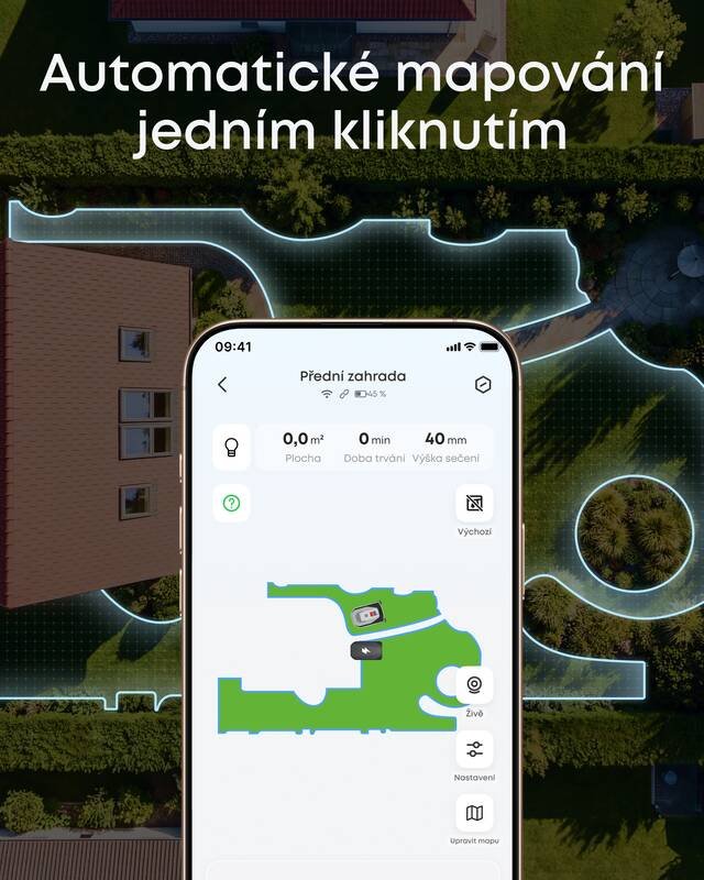 Robotická sekačka na trávu Anker eufy C15 šedá