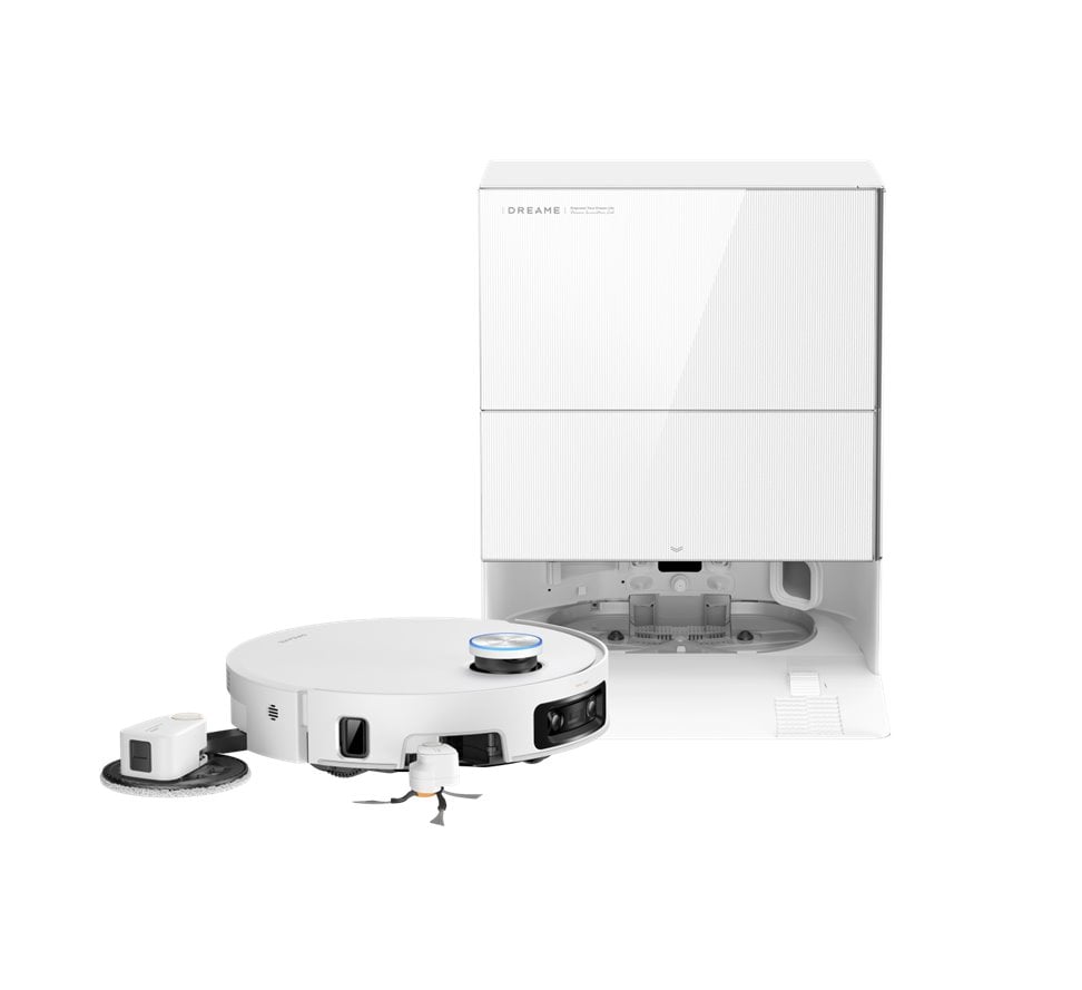 Robotický vysávač Dreame X60 Pro Ultra Complete, biely