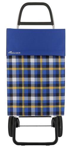 Rolser Jean Scottish 2, nákupní taška na kolečkách, modrá