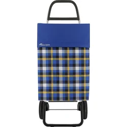 Rolser Jean Scottish 2, nákupní taška na kolečkách, modrá