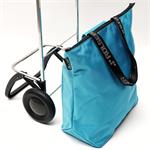Rolser Mini Bag MF 2 Logická nákupná taška na kolieskach, svetlomodrá