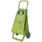 Rolser Monster Kid MF Joy 2 dětská nákupní taška na kolečkách, zelená