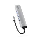 Rozbočovač Epico 6v1 Slim 8K s konektorom USB-C - strieborný