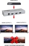 Rozbočovač HDMI 2.1 PremiumCord, 1-2 porty, 8K@60Hz, 4K@120Hz, 1080p, HDR