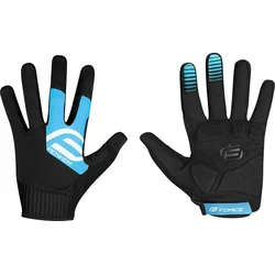 Rukavice FORCE MTB POWER, čierno-modré veľkosť XL