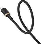 Rýchlonabíjací kábel Baseus Dura USB-C/Lightning 1 m, 20 W, čierno-zlatý