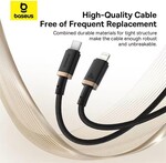 Rýchlonabíjací kábel Baseus Dura USB-C/Lightning 1 m, 20 W, čierno-zlatý