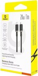 Rýchlonabíjací kábel Baseus Dura USB-C/Lightning 1 m, 20 W, čierno-zlatý