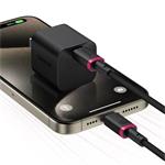 Rýchlonabíjací kábel Baseus Dura USB-C/USB-C 1m 100W červený/čierny
