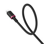 Rýchlonabíjací kábel Baseus Dura USB/Lightning 2 m 2,4 A červený/čierny