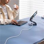 Rýchlonabíjací kábel Baseus Silky USB-C/Lightning 1m 20W biely