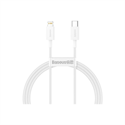 Rýchlonabíjací kábel Baseus Superior Series USB-C/Lightning 20W 1m biely