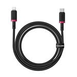 Rychlonabíjecí kabel Baseus Dura USB-C/Lightning 1m 20W černo červený