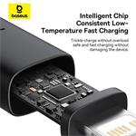 Rychlonabíjecí kabel Baseus Dura USB-C/Lightning 1m 20W černo červený