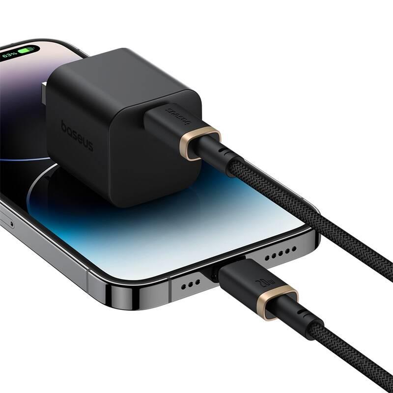 Rychlonabíjecí kabel Baseus Dura USB/Lightning 1m 20W černo zlatý