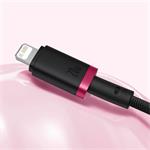Rychlonabíjecí kabel Baseus Dura USB/Lightning 2m 20W černo červený