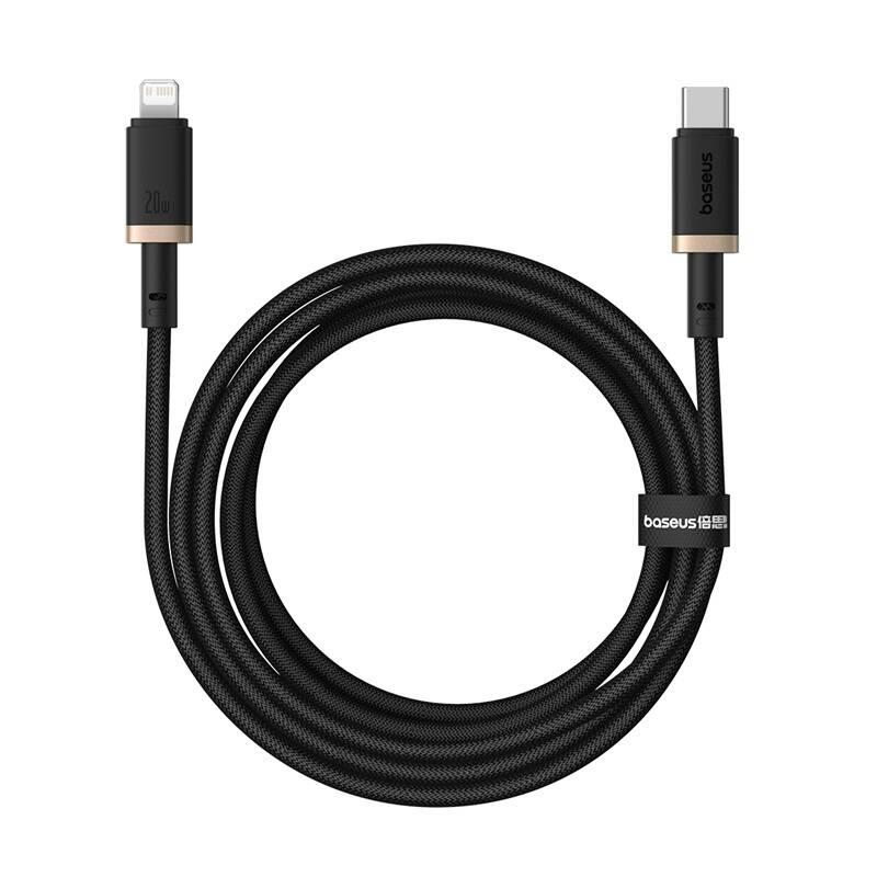 Rychlonabíjecí kabel Baseus Dura USB/Lightning 2m 20W černo zlatý